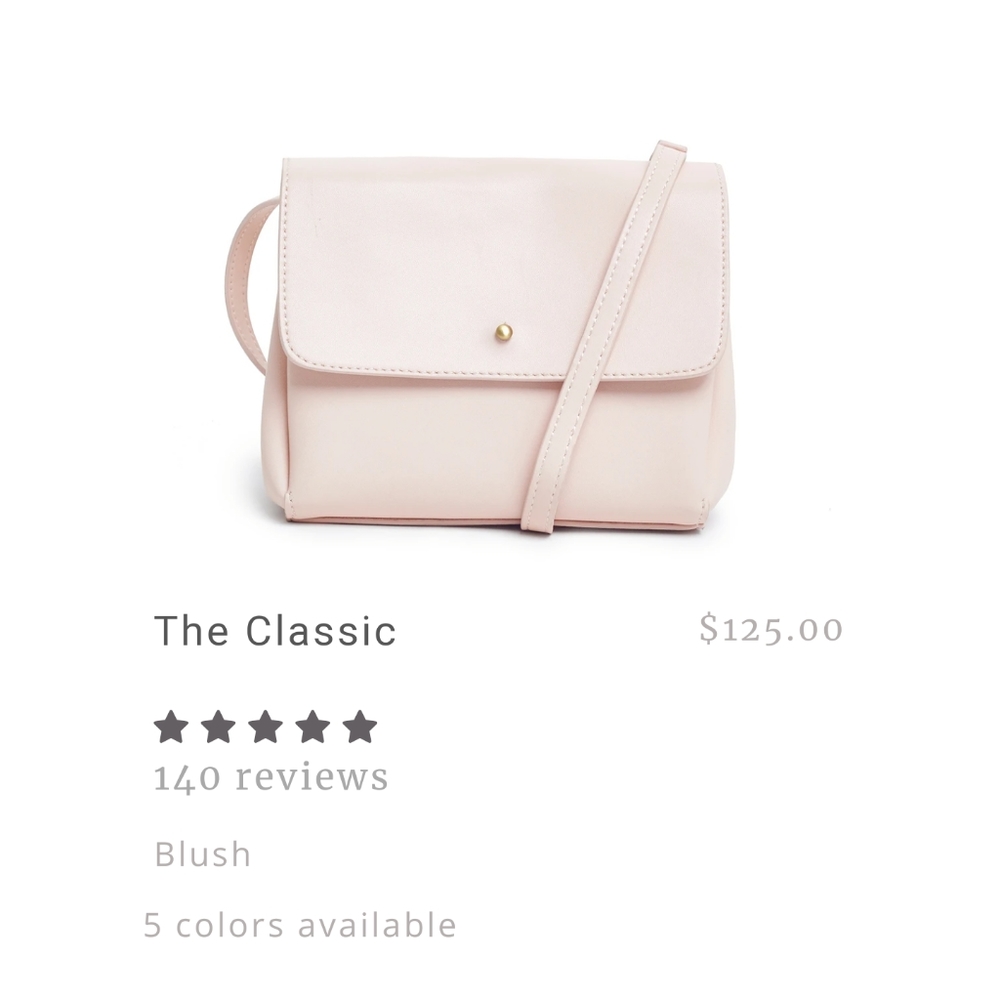 Samara Classic bag in Blush